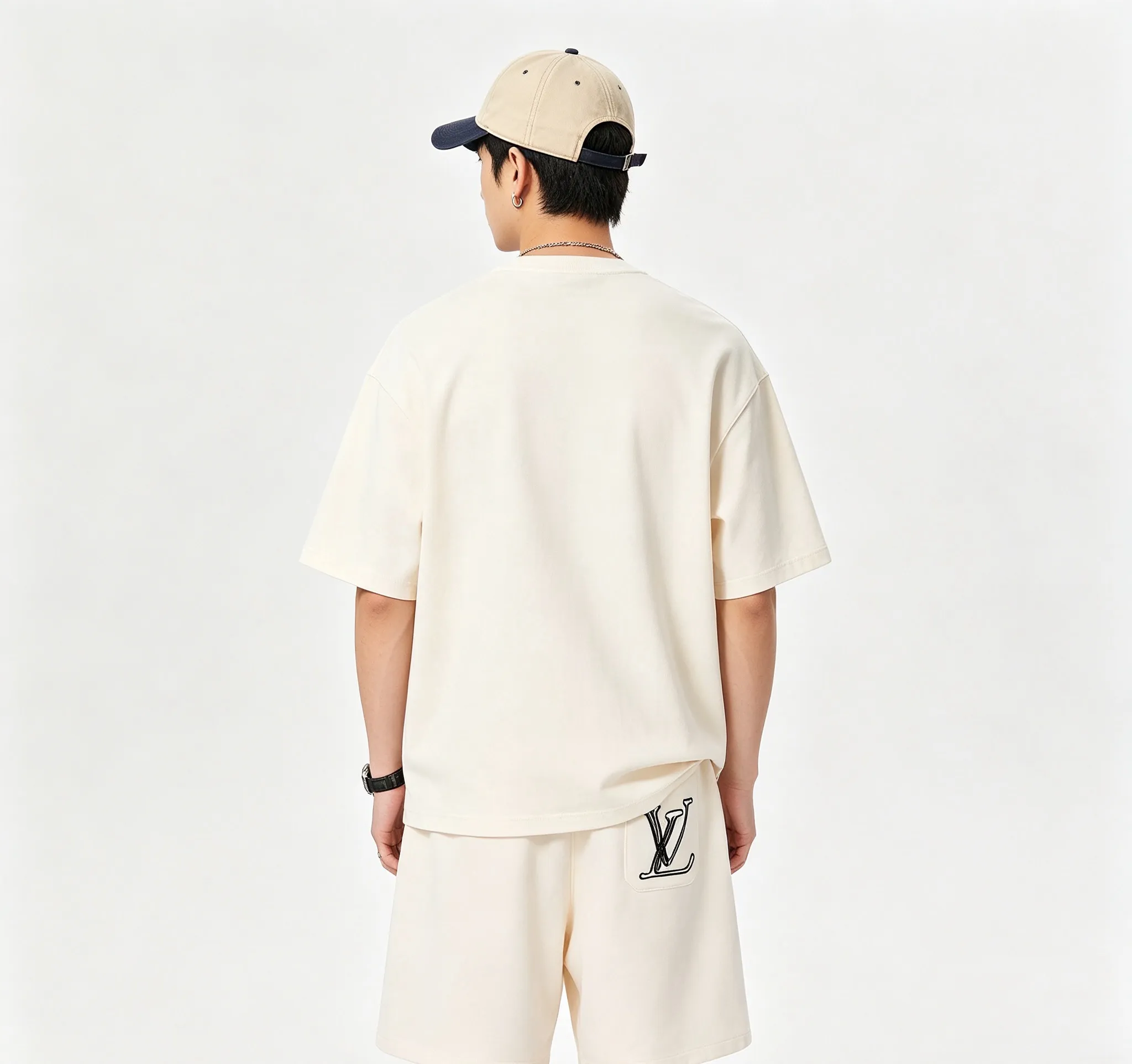 Louis Vuitton/Louis Vuitton signature embroidered letter shorts